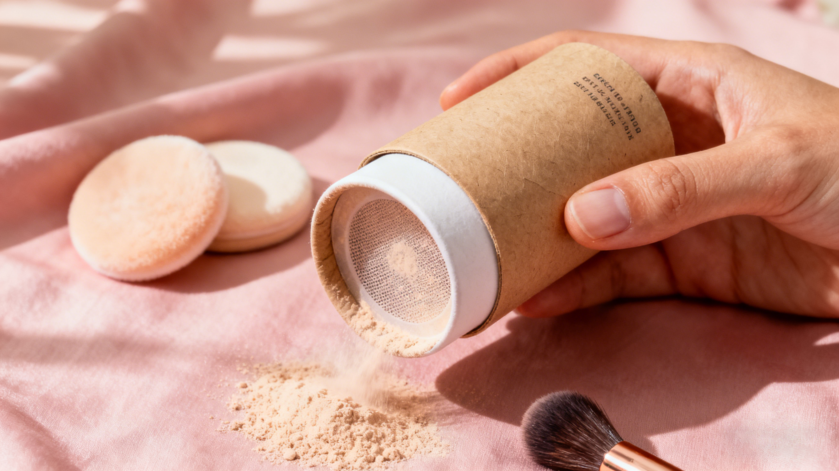 paper tube packaging with sieve for loose powder paper tube packaging with sieve for loose powder