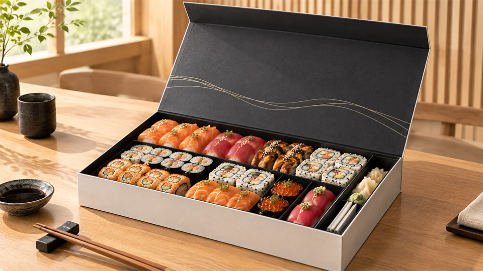 sushi pop up box
