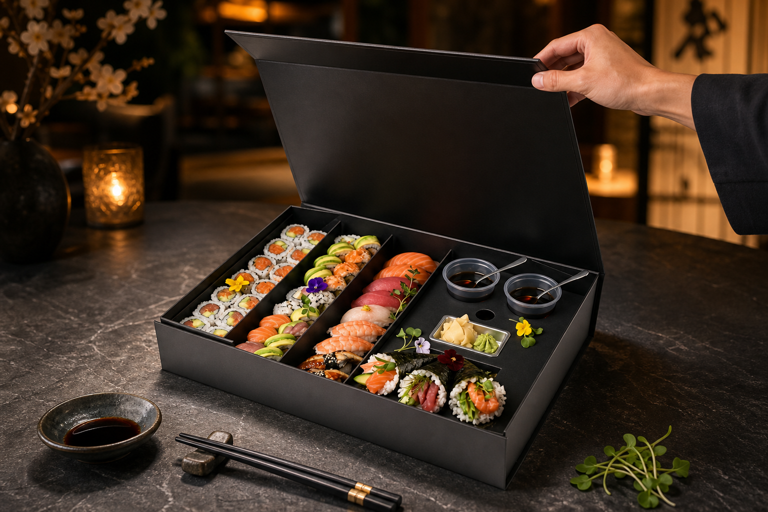 Custom Sushi Paper Box Packaging Manufacturer