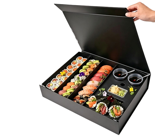 pop up sushi packaging