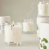 Use Soy Ink Printed Customized Gold Foil Logo Paper Tube Packaging For Candle Bottles