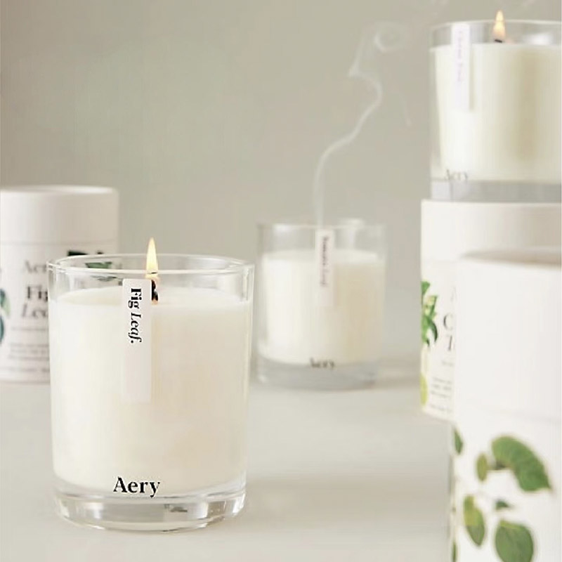 Use Soy Ink Printed Customized Gold Foil Logo Paper Tube Packaging For Candle Bottles