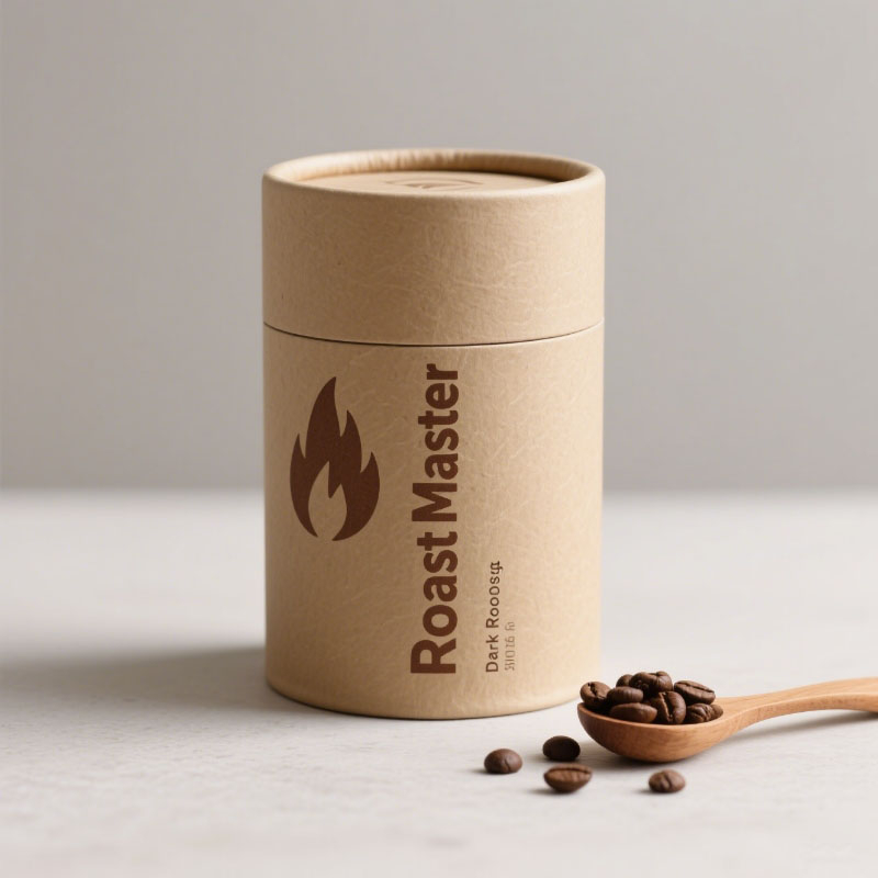 Biodegradable Custom Design Paper Canister Packaging Paper Composite with Lids
