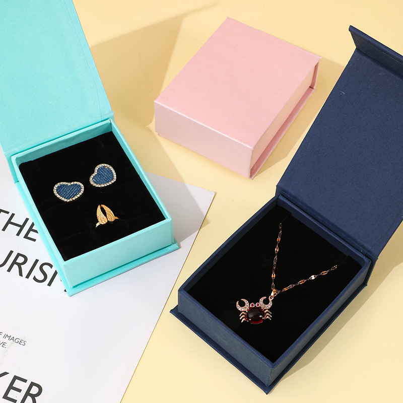 Biodegradable Custom Logo Magnetic Box Packaging for Jewelry Gift