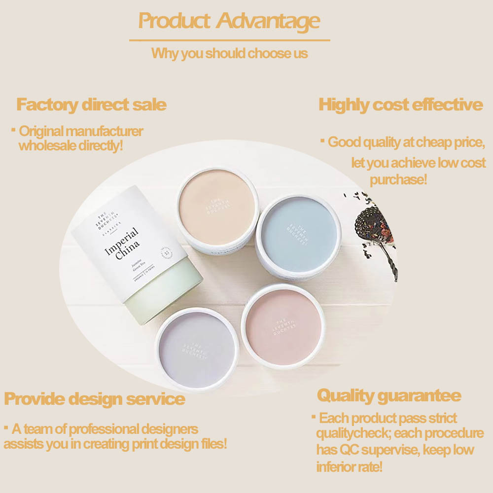 Biodegradable Customized Printing Paper Tube Packaging for Collagen Supplements