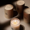Custom Kraft Paper Handmade Soy Wax Luxury Candle Glass Jar Box Tube Packaging For Gift