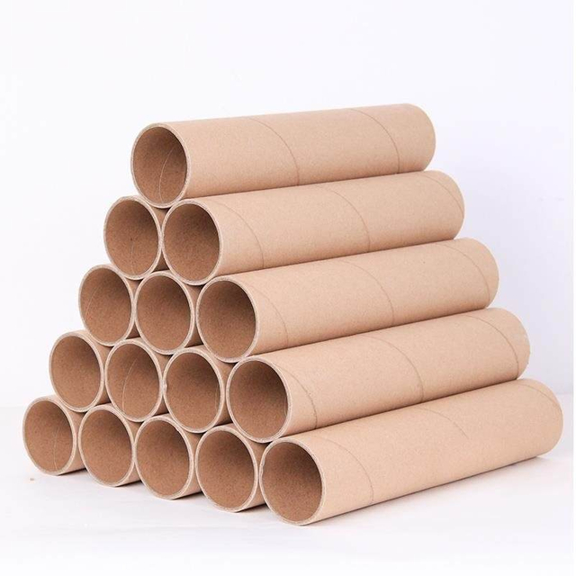White Brown black Kraft Paper Packaging Painting Map Poster Brown Cardboard Cylinder Mailing Paper Tubes Shipping