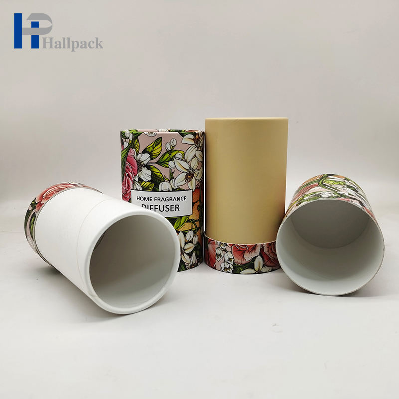gift wrapping a tube