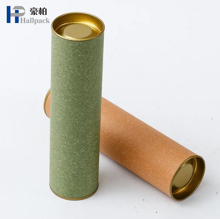 paper tube packaging with food grade foil