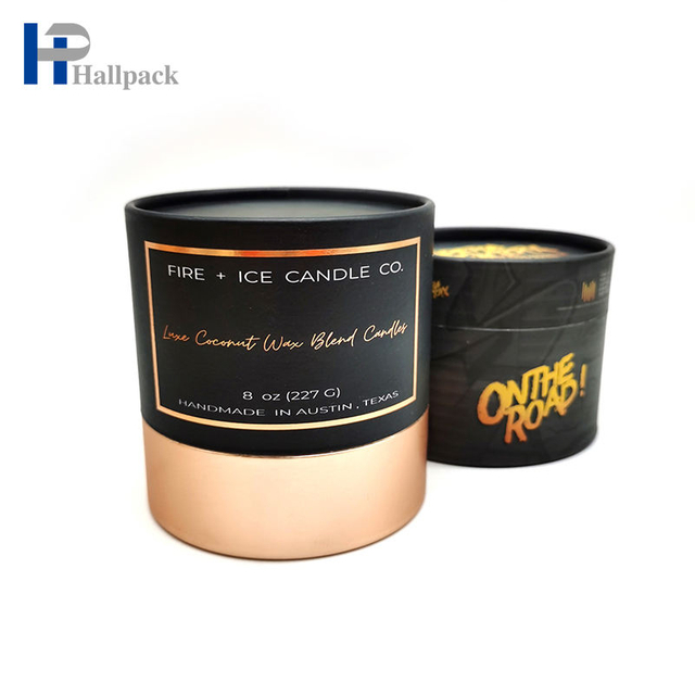 Custom Recycled Paper Core Cylinder Food Grade Tea Coffee Paper Tubes Packaging