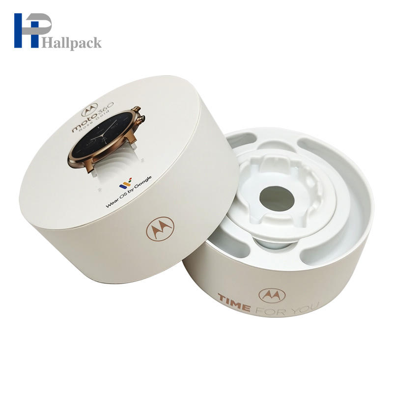Round Paper Tube Box Short Jewelry Flat Top Flower Packaging Tube