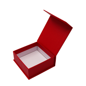 Paper Book-Shaped Box Packaging for Earrings Jewelry Gift Custom Design Square Magnetic Carton