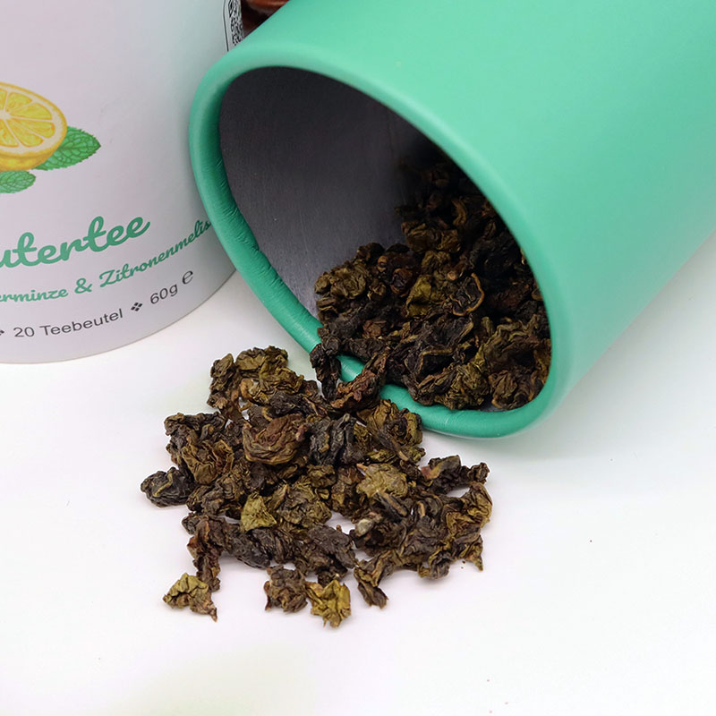 Biodegradable Customized Cardboard Tea Tube Packaging for Tea For Tea Coffee Beans