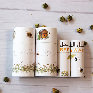 round cardboard tea tube
