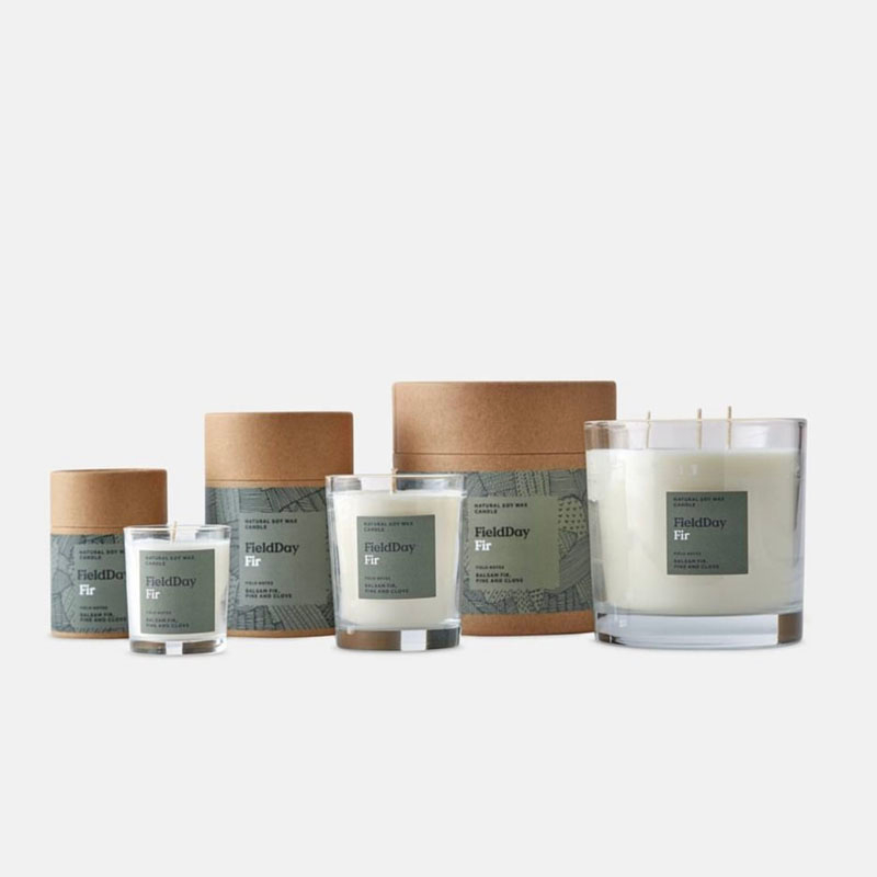 Biodegradable Custom Design Paper Cylinder Cosmetic Packaging for Candle Cans