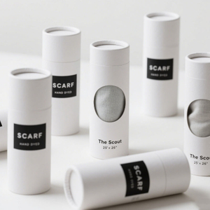 Eco-friendly Clothing Tube Packaging Paper Tube Packaging with Window