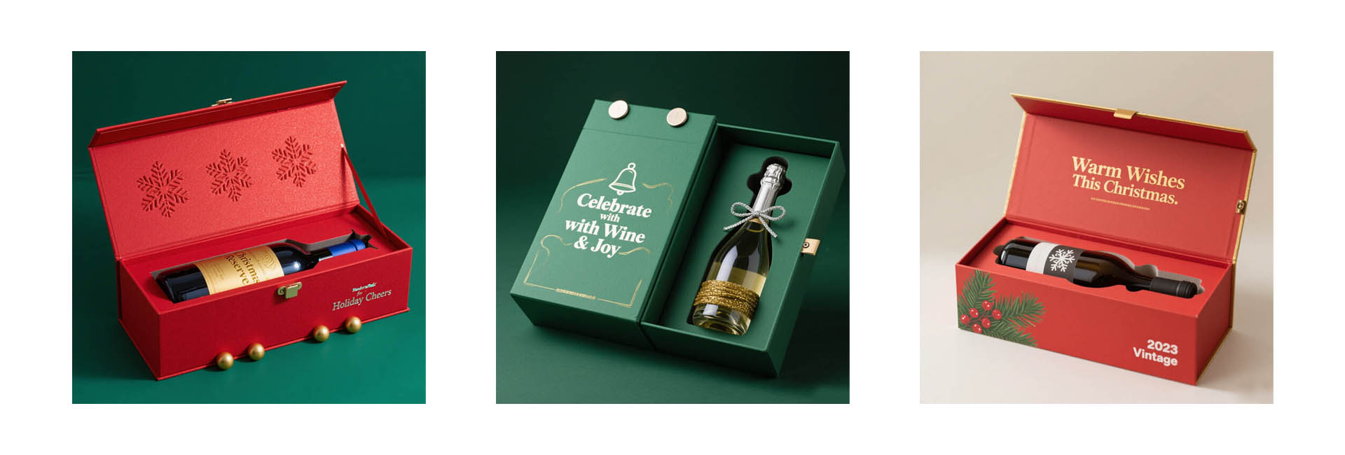 christmas gift wine box