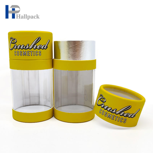 Electronic Paper Tube Package Cylinder Glass Bottle Paper Tube With Ribbon