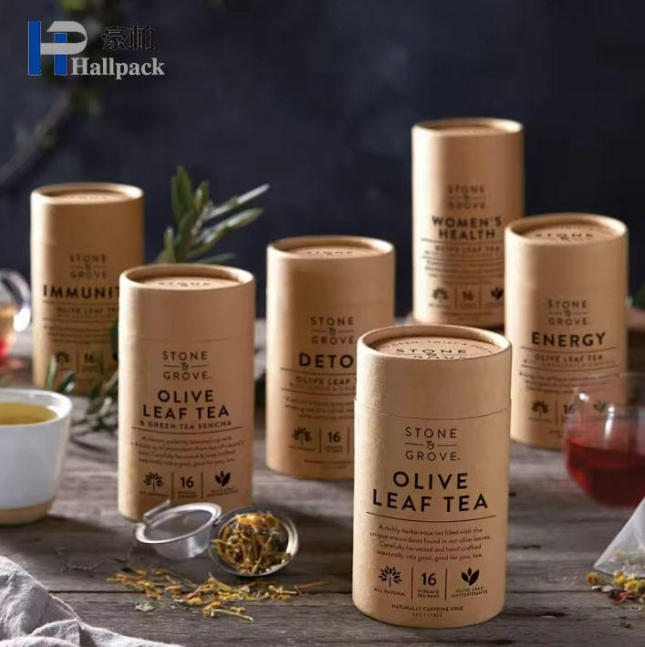 paper tube cbd food packaging