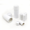 0.8oz Brown/White round Paperboard Tubes for Lipbalm Craft and Packaging Use RTS Deodorant Tubes with Low Price