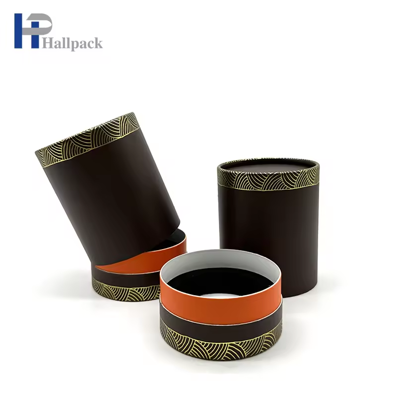gift wrapping a tube