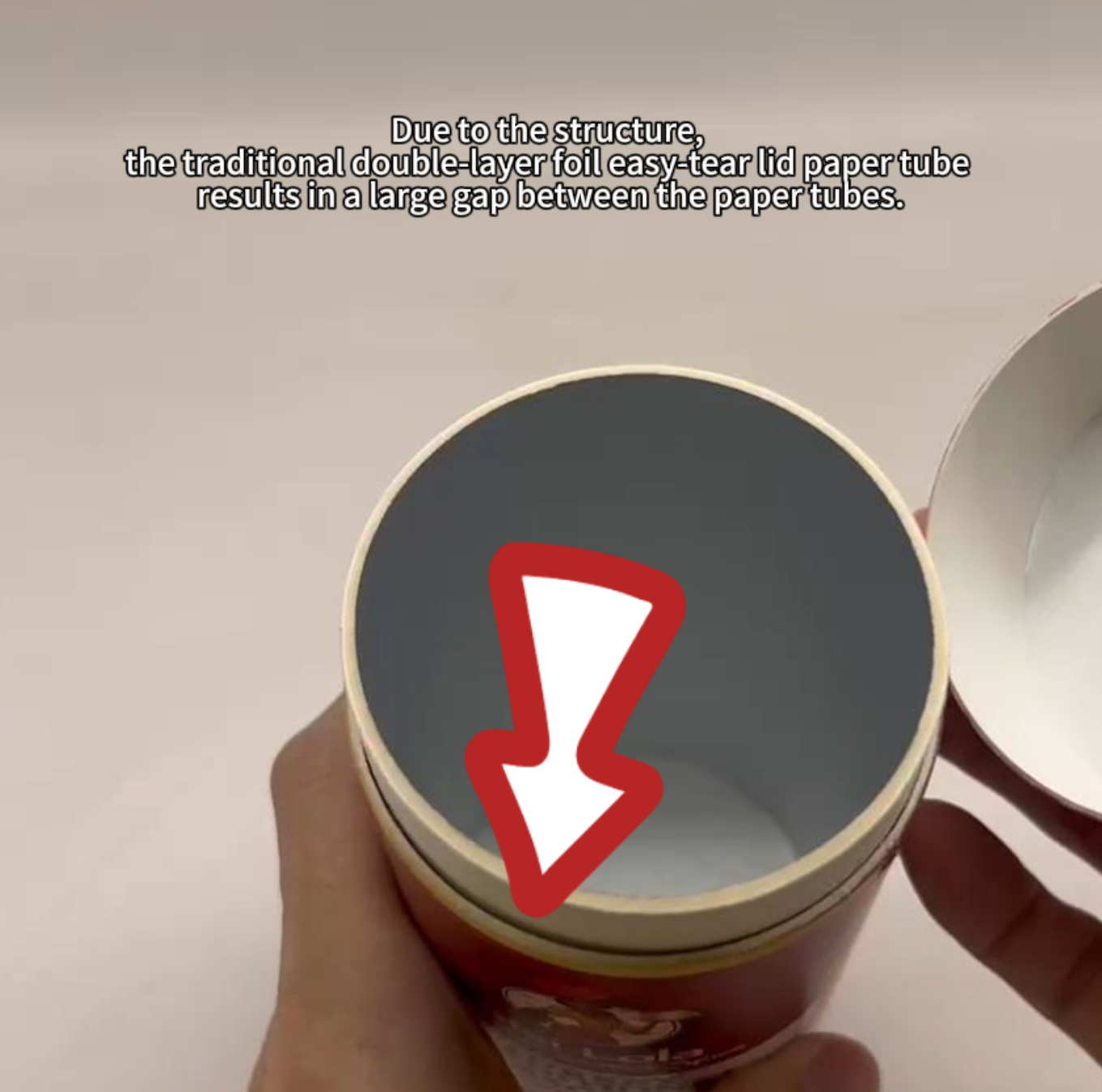 paper tube packaging for food