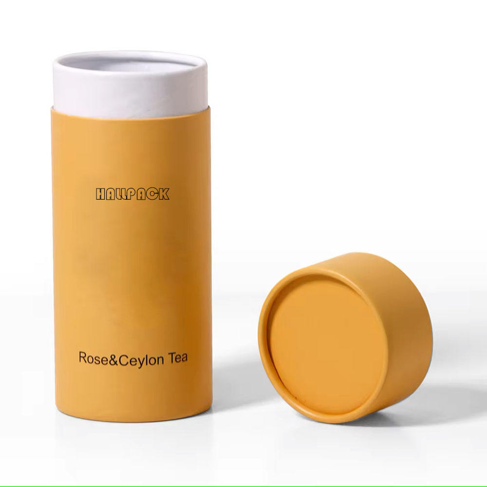 paper tube packaging with food grade foil
