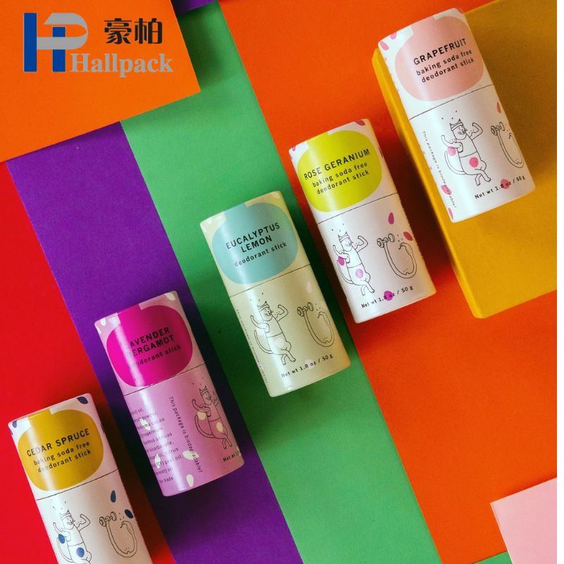 cosmetic paper tube container