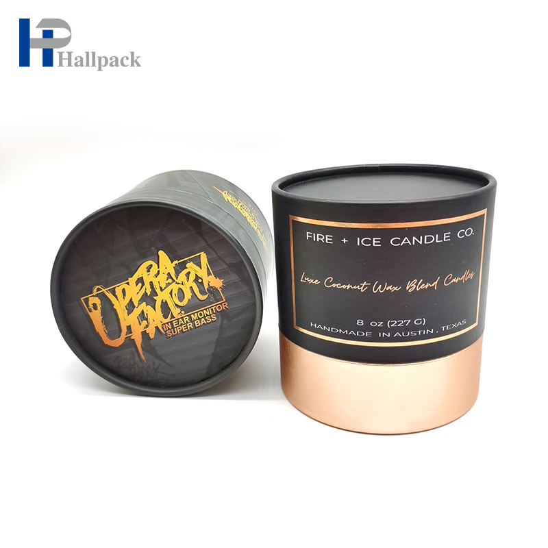 Custom Recycled Paper Core Cylinder Food Grade Tea Coffee Paper Tubes Packaging