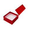 Paper Book-Shaped Box Packaging for Earrings Jewelry Gift Custom Design Square Magnetic Carton