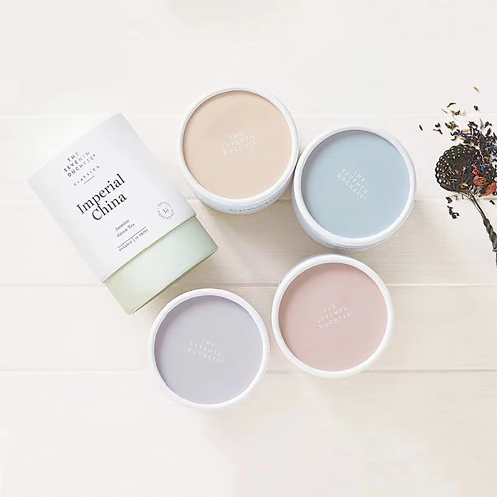Loose Tea Tube Packaging Customized Logo Paper Containers