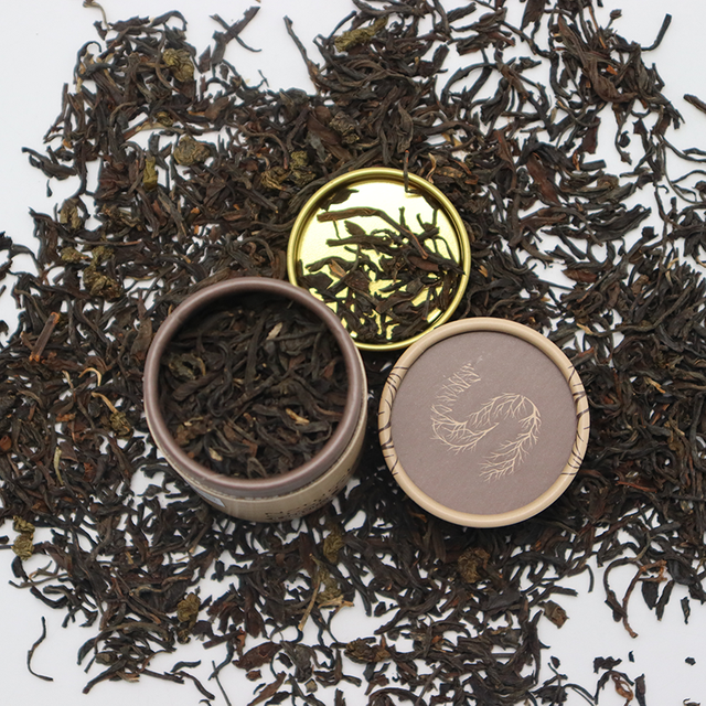 Biodegradable Food Grade Round Cylinder Box for Tea