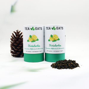 Biodegradable Customized Cardboard Tea Tube Packaging for Tea For Tea Coffee Beans