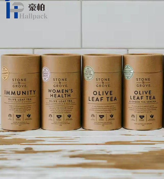 paper tube packaging with food grade foil