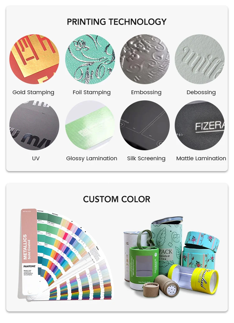 food paper tube box