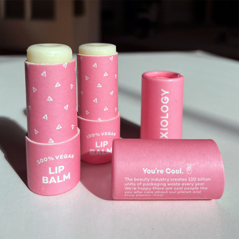 clear lipbalm tubes