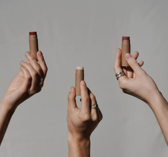 cosmetic paper tube container