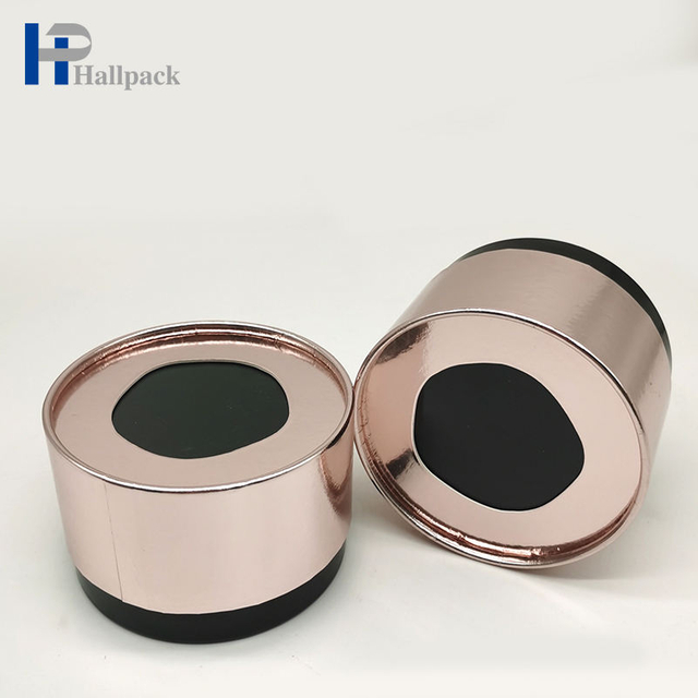 Biodegradable Round Packaging Tube Cylinder Paper Tube With Clear Pvc Window