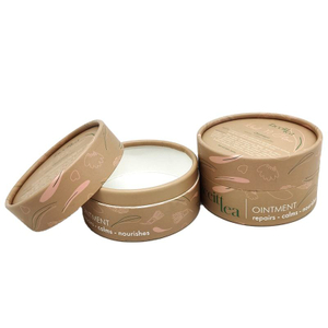 round Kraft with Embossing Synthetic Paperboard and Craft Paper for Cosmetic Cardboard Paper tube