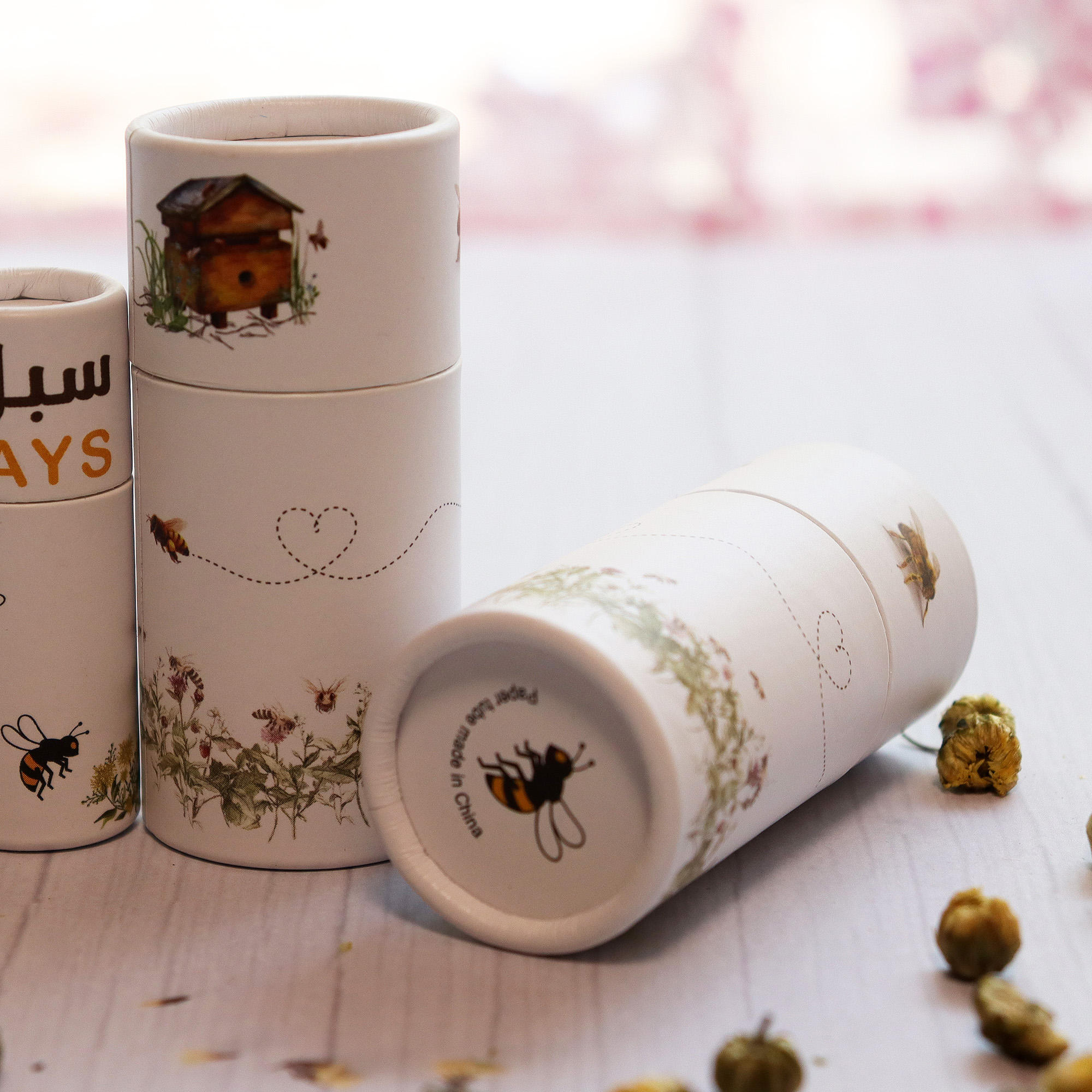 food paper tube box