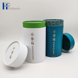 Wholesale Recycled Food Grade Tea Coffee Kraft Cylinder Box Paper Tubes