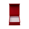 Paper Book-Shaped Box Packaging for Earrings Jewelry Gift Custom Design Square Magnetic Carton