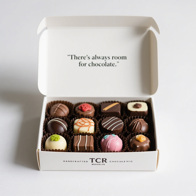 Biodegradable Custom Logo Christmas Gift Boxes Packaging for Chocolates Candy Cookies