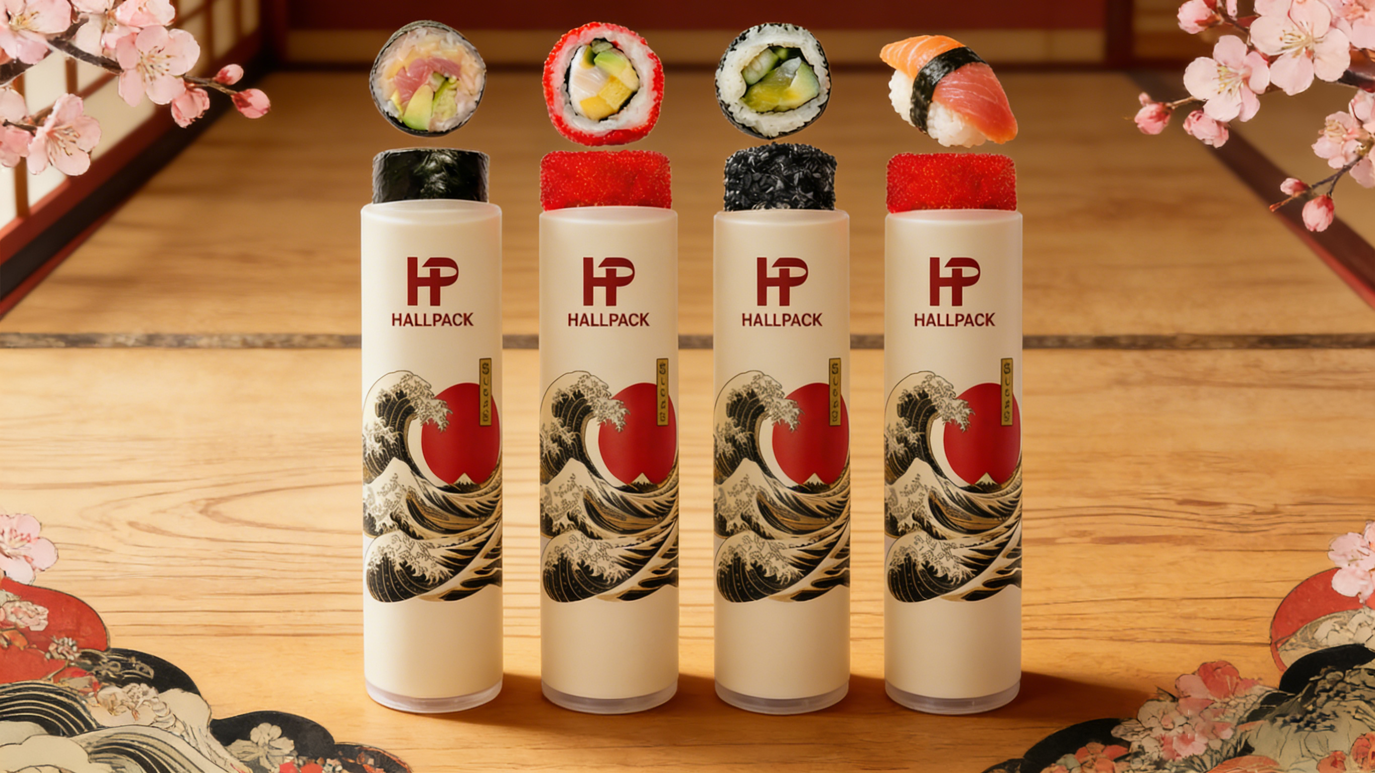 Sushi Push-Up Tubes
