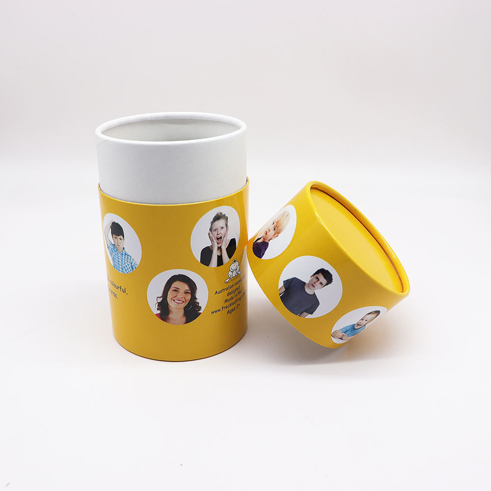 High Quality Brown Eco Kraft Mailing Paper Box Tube customize white round box black biodegradable cylinder paper tube packaging