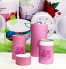 Hallpack biodegradable customized easy peel off package for coffee tea and chocolate paper cylinder packaging