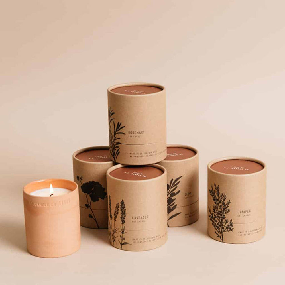 cylindrical cardboard packaging