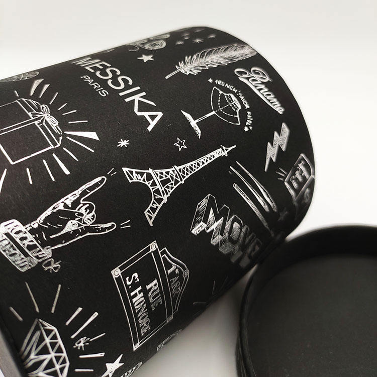 Round cylinder paper cans tube packaging