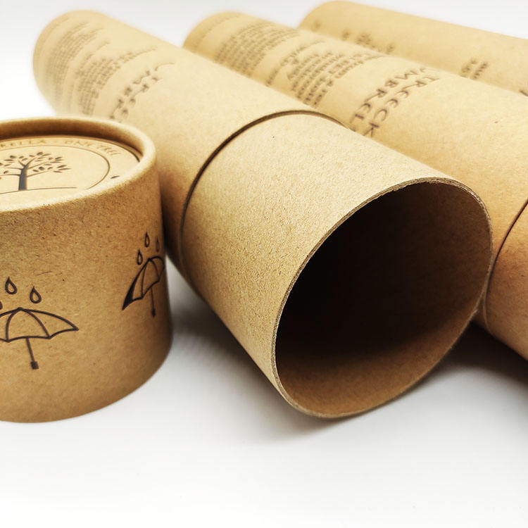 Custom Cheaper Full Kraft Umbrella Packaging Tube With Printing