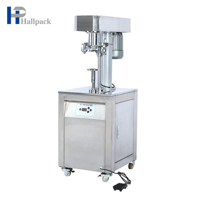China New Product Sealer Automatic Can Vertical Stainless Steel Sealing Machine